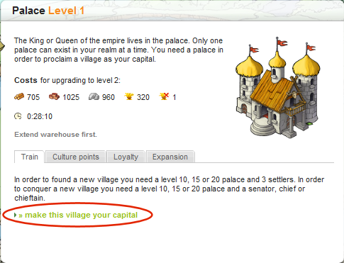 Capital link in the Palace